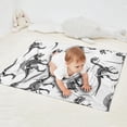 thumbnail image 2 of Cute Dinosaur Pattern Blanket,Comfortable Soft Flannel Throw Blanket,All Season,Warm Lightweight Blankets for Sofa Bed Couch Living Room Chair,30"x40"(80x100cm), 2 of 4