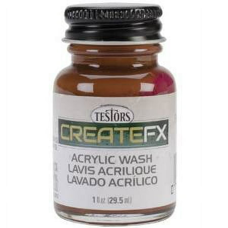 UPC: 0075611794068 | CreateFX Acrylic Wash 1oz-Mahogany