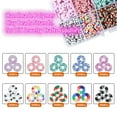 thumbnail image 2 of 1box Handmade Polymer Clay Beads Strands for Jewelry Crafts Supplies Heishi Beads Disc/Flat Round Mixed color 6mm Hole: 1.8~2mm about 200pcs/color, 2 of 8