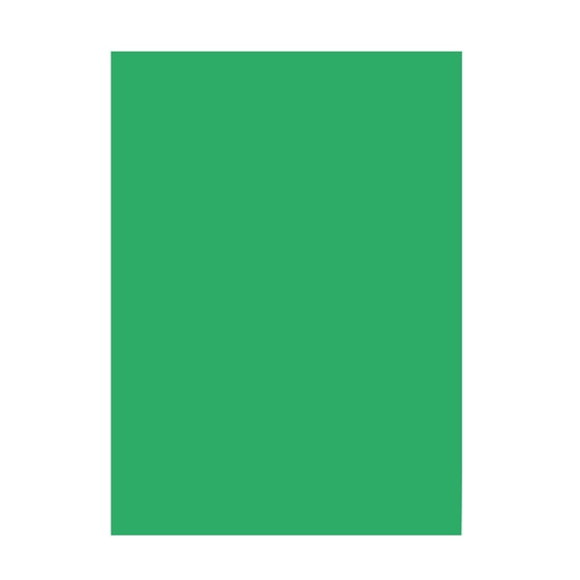 Papel de colores Folia 6354, verde esmeralda, DIN A3, 130 g/m², 50 hojas