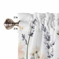 thumbnail image 5 of nqOlkjepod Daisy Botanical Farmhouse Short Window Curtain Valances, Pastoral Farmhouse Floral Rod Pocket Kitchen Valances for Living Room Bedroom Bathroom Cafe, 1 Panel - 54" x 18", 5 of 8