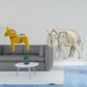 thumbnail image 2 of Figura de escritorio, estatua de , escultura de madera tallada a mano, decoración animal única, adecuada para sala de estar, oficina, estanter, 2 of 8