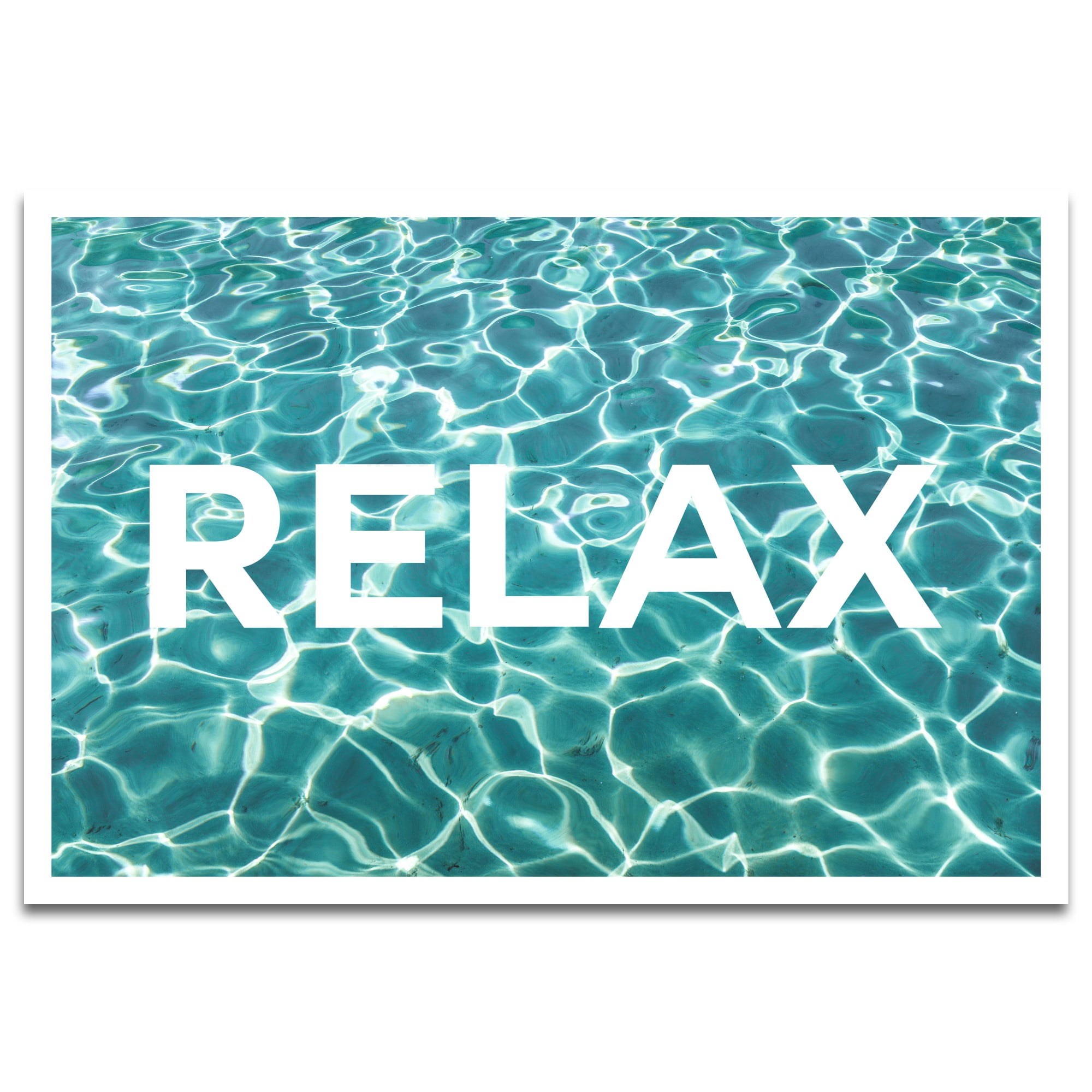 Visionary Prints 'Relaxing Water' | Nautical Wall Art - "Relax