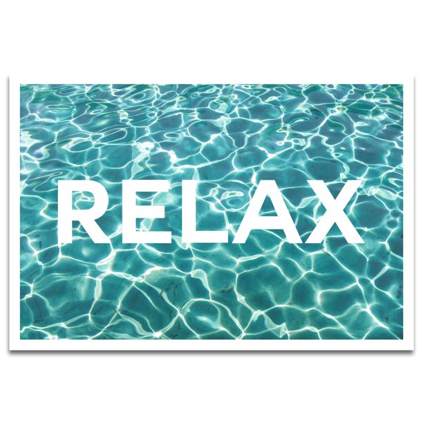 Visionary Prints 'Relaxing Water' Nautical Wall Art "Relax