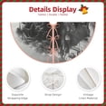 thumbnail image 3 of Rateoe Heroic Lion Encounter Pattern Christmas Tree Skirt with Ties, Christmas Tree Decorations, Farmhouse Christmas Decor Xmas Holiday Decorations-30", 3 of 6