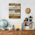 thumbnail image 5 of Inspirational Canvas Wall Art 7 Rlues of Life Canvas Pictures Motivational Quotes Wall Decor Vintage Artwork Painting for Living Room Bedroom Office Home Decor Framed Ready to Hang 12" x 16", 5 of 5