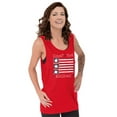 thumbnail image 4 of Remember Our Soldiers USA Flag Heart Womens Slim Fit Graphic Tee Brisco Brands X, 4 of 6