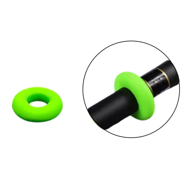 LUVCLS 10/20 piezas de tapón antideslizante para caña de pescar, soporte de silicona para caña de pescar
