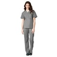 thumbnail image 1 of Maevn Core Unisex V-Neck Scrub Top & Unisex Seamless Scrub Pant Set, 1 of 5