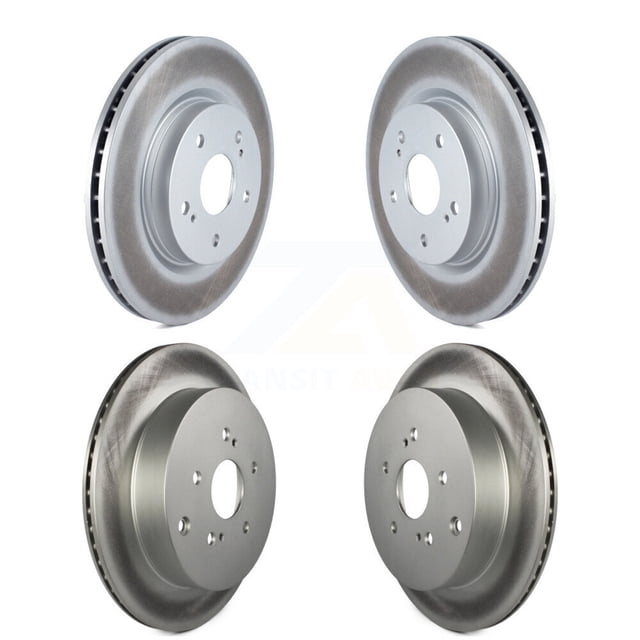 Genius Front Rear Coated Disc Brake Rotors Kit for Car 2009-2013 Suzuki Grand Vitara KG-101042