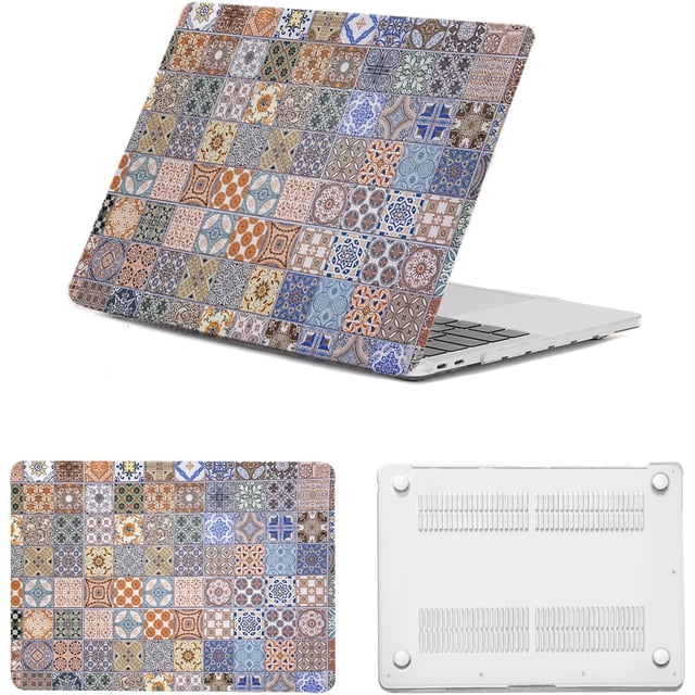 Étui Durable pour MacBook Pro 16 Pouces 2020 2019 A2141 Touch Bar/Touch ID, Étui Rigide en Plastique Anti-Fissure, Housse de Protection pour Ordinateur Portable pour MacBook Pro 16 Pouces, Bohème