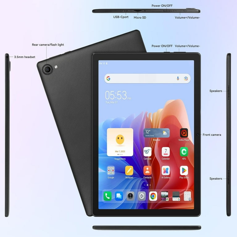 Amazon.com : Android 14 Tablet 10 Inch Tablet, DDR4 8GB RAM