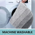 thumbnail image 6 of Bathroom Rug Mat, Extra Soft and Absorbent Microfiber Bath Rugs, Bath Mats for Bathroom Non Slip, Thick Durable Absorbent Bath Rugs, Machine Wash Dry for Bathtub and Shower Floor, 20x32 Grey, 6 of 8