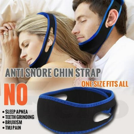Snore Stop Belt Anti Snoring Cpap Chin Strap Sleep Apnea Jaw Solution TMJ