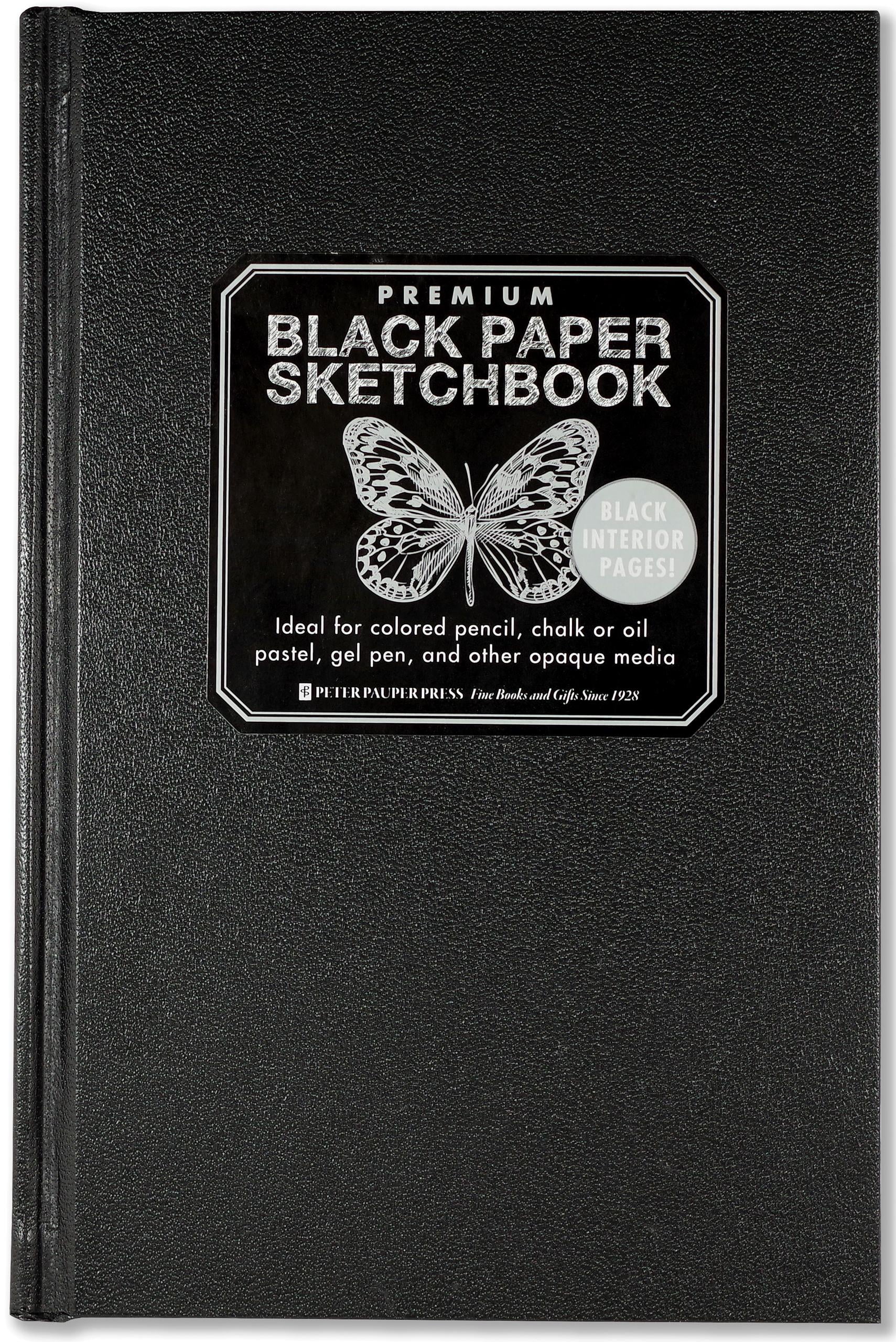 Premium Sketchbook Black Paper (Hardcover)