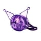thumbnail image 3 of Mochila Mini Transparente Morada Kuromi Cabeza para Adultos en PVC de 12", 3 of 7