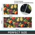 thumbnail image 6 of Fall Fruit Kitchen Rugs Set 2 Piece Vintage Black Farmhouse Decorative Rug Runner for Kitchen Low-Profile Floor Mats Decorations for Home Kitchen (17.7x47.2+17.7x23.6), 6 of 6