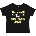 thumbnail image 3 of Inktastic It's My 1st New Years 2026 Boys or Girls Baby T-Shirt, 3 of 5
