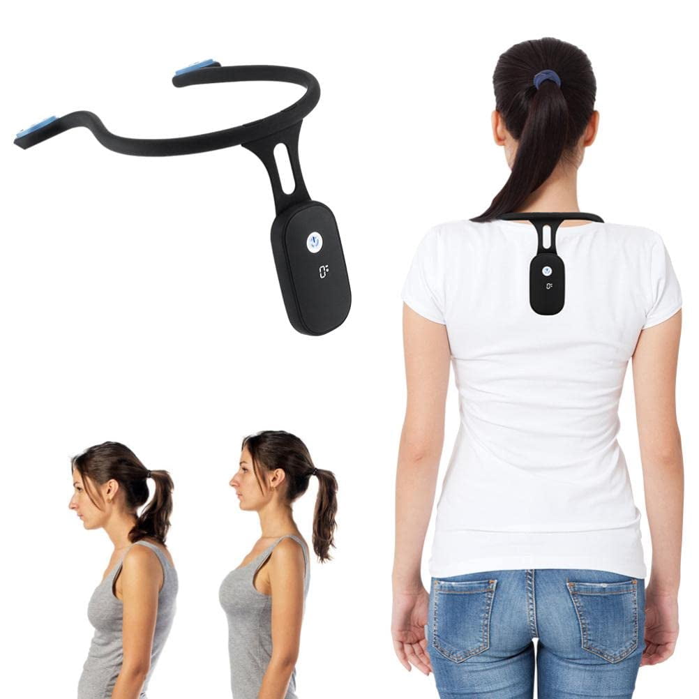 CATPAN Ergonomic Posture Corrector with Intelligent Chip Hunchback Monitoring for Back Neck Support Work Study Office Home – Adjustable Posture Support for Men Women