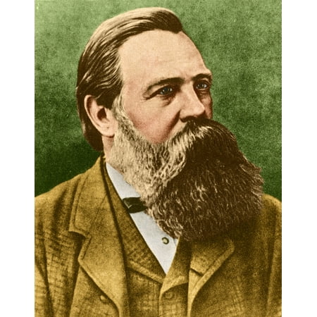 Friedrich Engels Father of Communism Stretched Canvas - Science Source ...