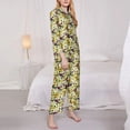 thumbnail image 3 of Sikiie Lilies Flowers Women's Long-Sleeve Shirt and Full-Length Bottom Pajama Set (s-xxl)-Medium, 3 of 7