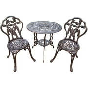 3-Pc Aluminum Bistro Set