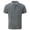 Grey#2, variant on Breeze Capri Polo Shirt for Men Beer Belly Stiff Collar Waffle Shirts for Golf Business Casual 2026 Summer Quick Dry