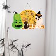 thumbnail image 1 of Adorno colgante de papel para puerta de Halloween, adorno decorativo para fiestas, adorno para el hogar, decoración de Halloween para festivales 26x42 centímetros, 1 of 8