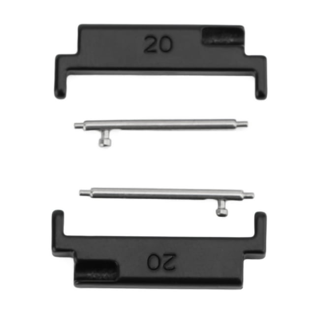 Adaptador De Correa De Reloj De 20 A 22 Mm 1 Par De Conectores De Correa De Reloj De Metal Con Barras De Resorte Para Correas De Reloj De 20 Mm A 22 Mm Reemplazo Universal