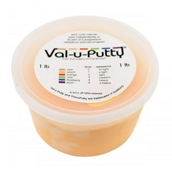 Val-u-Putty Exercise Putty Color: Peach, Size: 1lb
