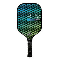 REV Pickleball Paddles - Pickleball Racket - Honeycomb Core - Fiberglass Face - Elation - Green