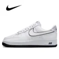 thumbnail image 3 of Zapatillas de skate Nike Air Force 1 Low Retro para hombre y mujer, clásicas, negras, informales, cómodas, deportivas Af1, 3 of 5
