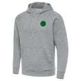 thumbnail image 2 of Men's Antigua Heather Gray Boston Bruins St. Patrick's Day Victory Pullover Hoodie, 2 of 3