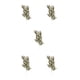 thumbnail image 3 of Injueey 10 plantas artificiales realistas con hojas de seda que no dañan la piel, sin necesidad de riego, decoración A07298 Type2 NO2, 3 of 6