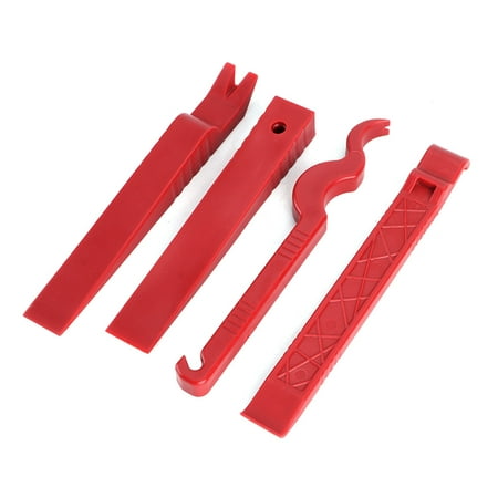 

Car Panel Remover Audio Pry Bar Dashboard Pry Tool Car Trim Disassembly 4pcs Auto Interior Trim Disassembly Kit Panel Audio Dashboard Fastener Remover Installer Hand Tool