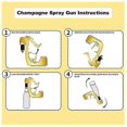 thumbnail image 3 of 26-27 Beer Gun Shooter Funny Wine Stopper Bubbly Sparkling Champagne Gun for Party Birthday Gifts, 3 of 5