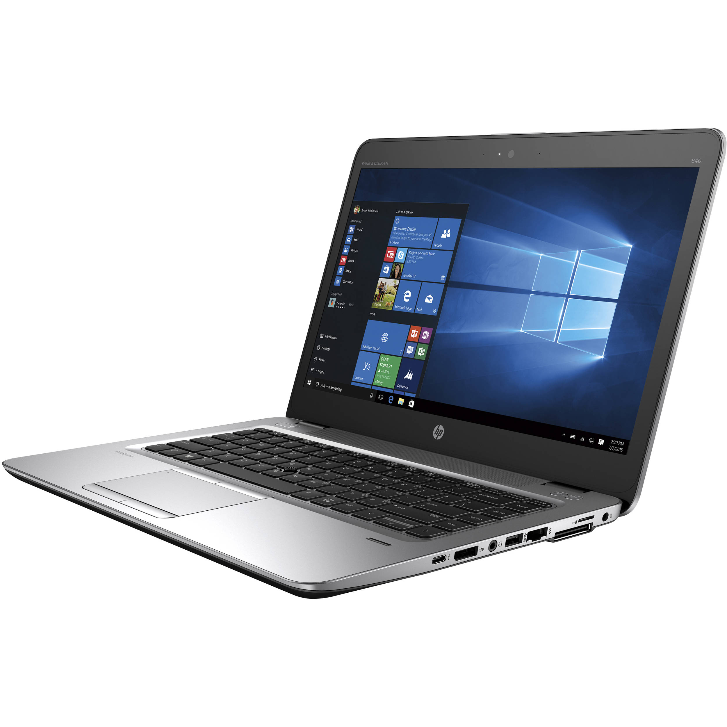 Hp Elitebook 840 G3 Laptop Intel Core i5 2.40 GHz 8GB Ram 256GB SSD Windows 10 Pro - Scratch and Dent (Refurbished) - image 2 of 6