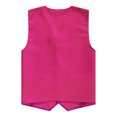 thumbnail image 3 of Jizyo Kids Boys Girls Button Volunteer Vest Color V-Neck Sleeveless Waistcoat Activities Uniform Hot Pink M/11, 3 of 5