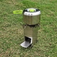 thumbnail image 5 of Naiovety Parrilla de acero inoxidable para barbacoa, rejilla para asar, fogata, fogata, estufa ardiente Estufas de camping, 5 of 5