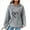 Gray4, variant on SHTXOZHI Trendy Hoodies for Women Long Sleeve Pullover Sweatshirt Print Loose Tops with Pockets