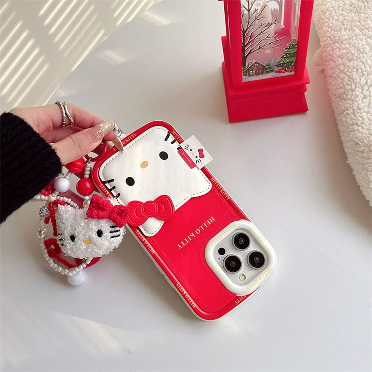 Sanrio Red Hello Kitty Phone Case For IPhone 15 14 13 12 11 Pro