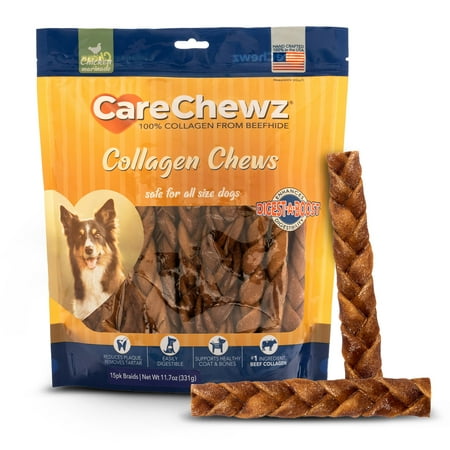 UPC: 0094983785252 | Pet Factory CareChewz Collagen 6-7  Skinny Braided Sticks Dog Chew Treats – Chicken Flavor  15 Count/1 Pack Skinny Braid Sticks Chicken 15 Count (Pack of 1)