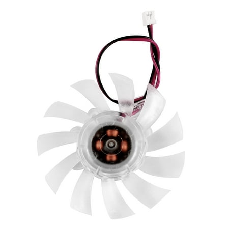 12V 2P Connector 65mm Fan Clear for Laptop PC VGA Graphics Card Cooling Heatsink 12V 2P Connector 65mm Fan Clear for Laptop PC VGA Graphics Card Cooling Heatsink