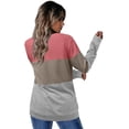 thumbnail image 3 of ONLYSHE Khaki Sweatshirts for Women Crewneck Casual Long Sleeve Shirts Pullover Tunic Tops, 3 of 7