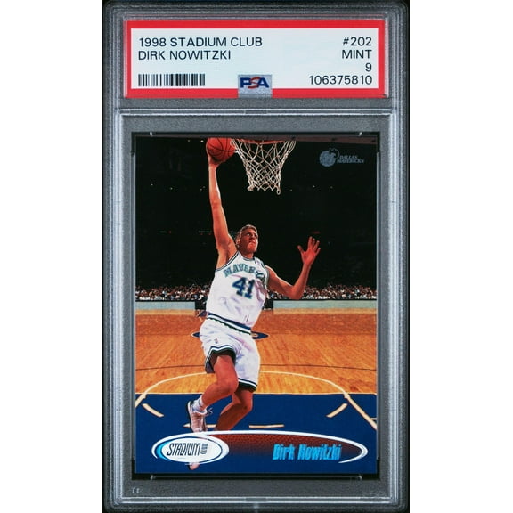 1998 Stadium Club #202 Dirk Nowitzki PSA 9