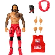 WWE Elite Jimmy Uso Action Figure, 6-inch Collectible Superstar with 25 Articulation Points & Accessories