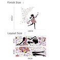 thumbnail image 3 of Vinil Decorativo Hada Niña Flores Mariposas H&JESS VINIL INFANTIL, 3 of 3