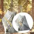 thumbnail image 4 of FUTUREORYY 2Pcs Emergency Shelter Tent Silver Thermal Insulation for Camping, 4 of 7
