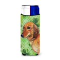 thumbnail image 1 of "Treasures Dachshund St Patrick's Decorativo Can Hugger, Delgado, Multicolor" Caroline's Treasures BB9826MUK, 1 of 1