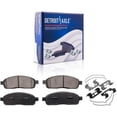 thumbnail image 5 of Detroit Axle - 4WD Front Disc Brake Rotors + Brake Pads + 24pc Wheel Lug Nuts Replacement for Chevy GMC K1500 K2500 Escalade Yukon Tahoe - 28pc Set, 5 of 7